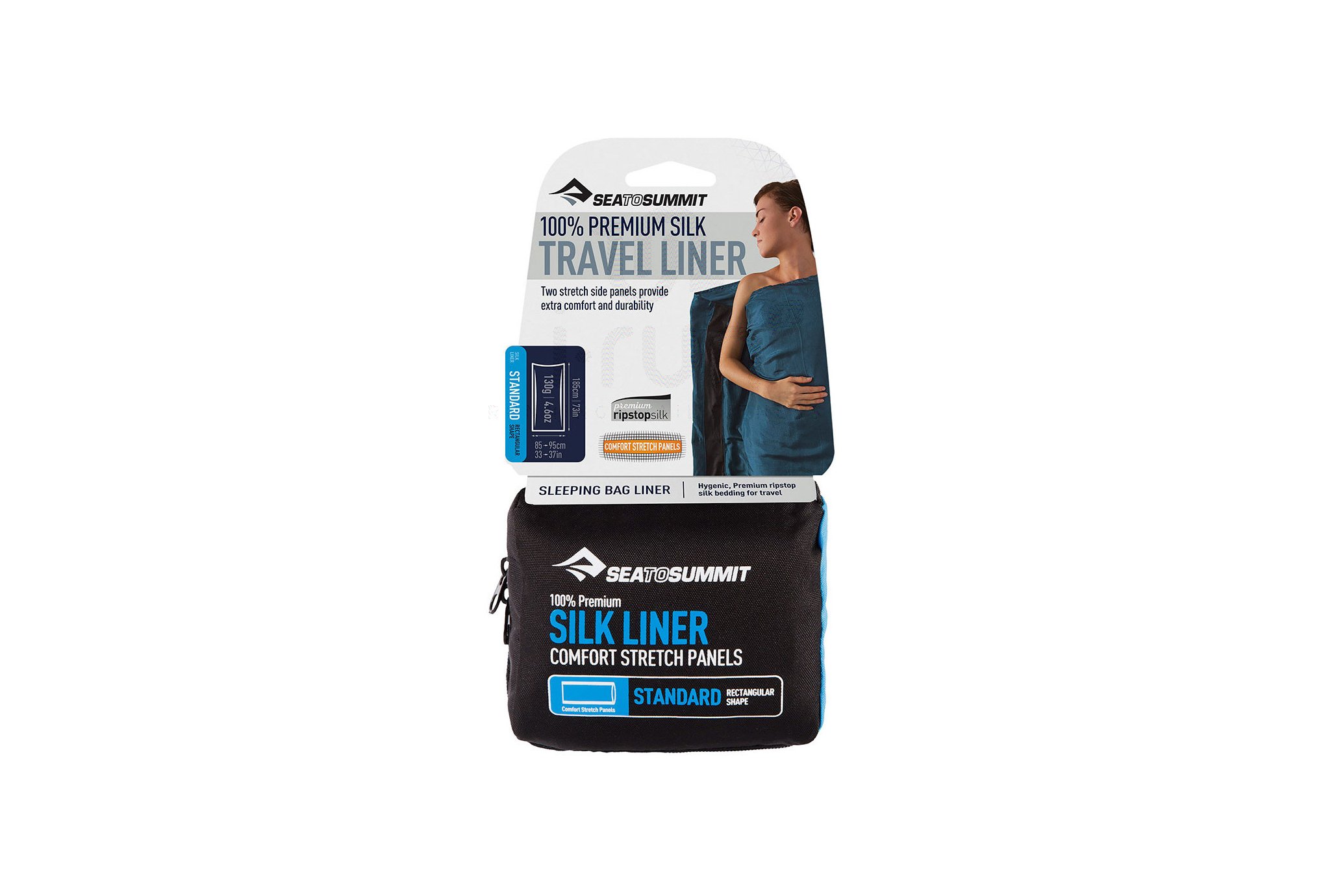 Sea To Summit Drap de sac Soie Stretch Standard