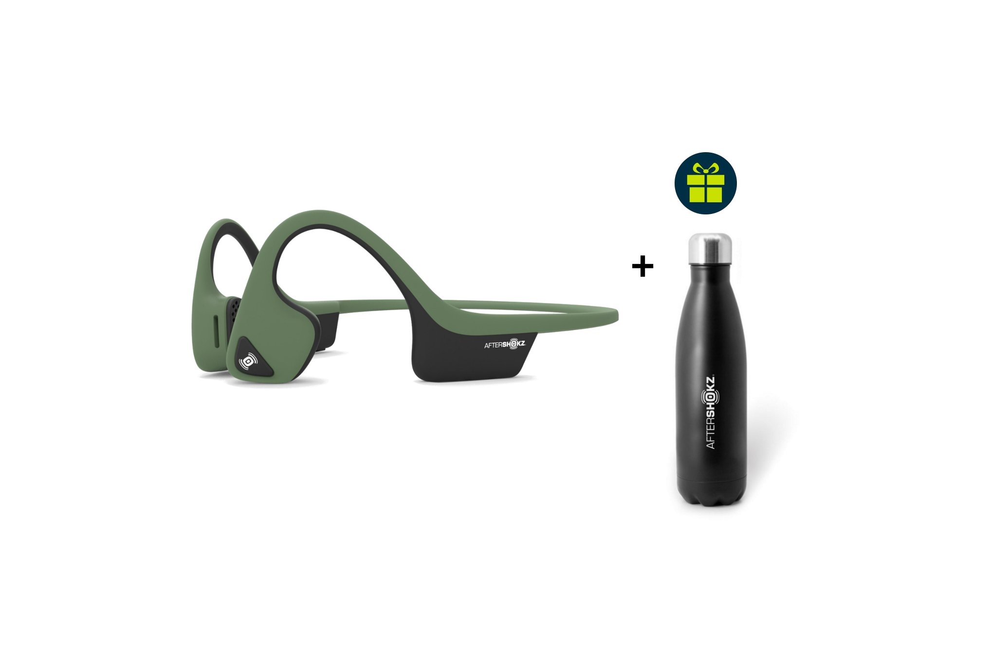 Shokz pack Trekz Air + botella isot�rmica 500 mL de regalo