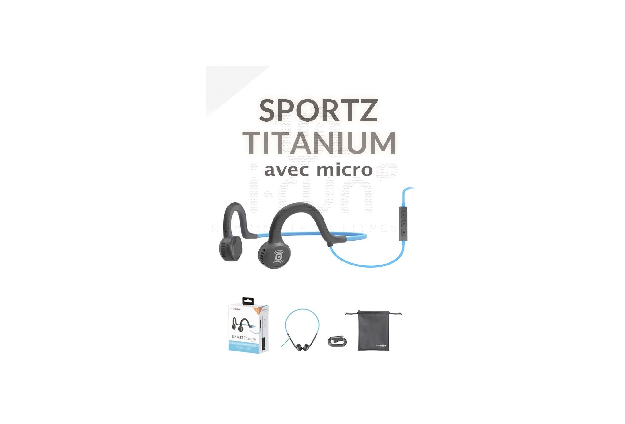 Shokz Auriculares Sportz Titanium con micr�fono