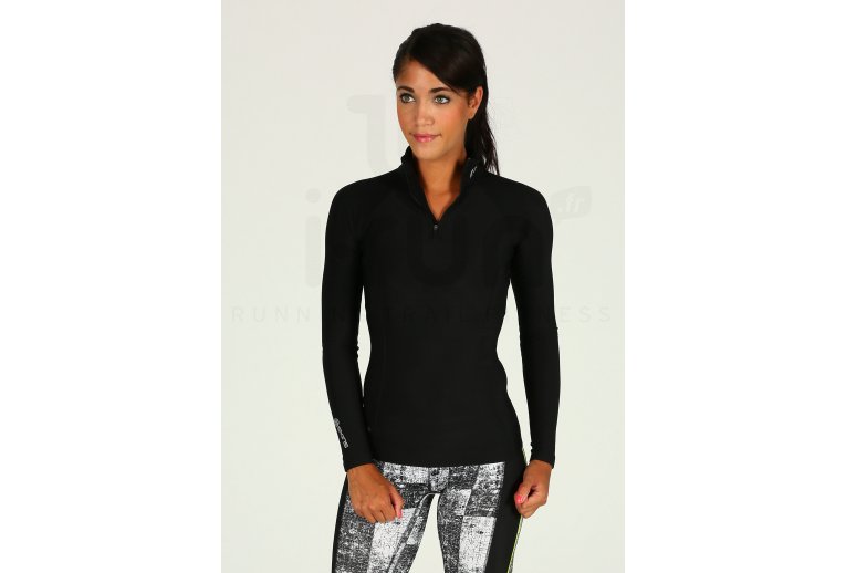 Skins Camiseta A200 Thermal Top LS 1/2 Zip W