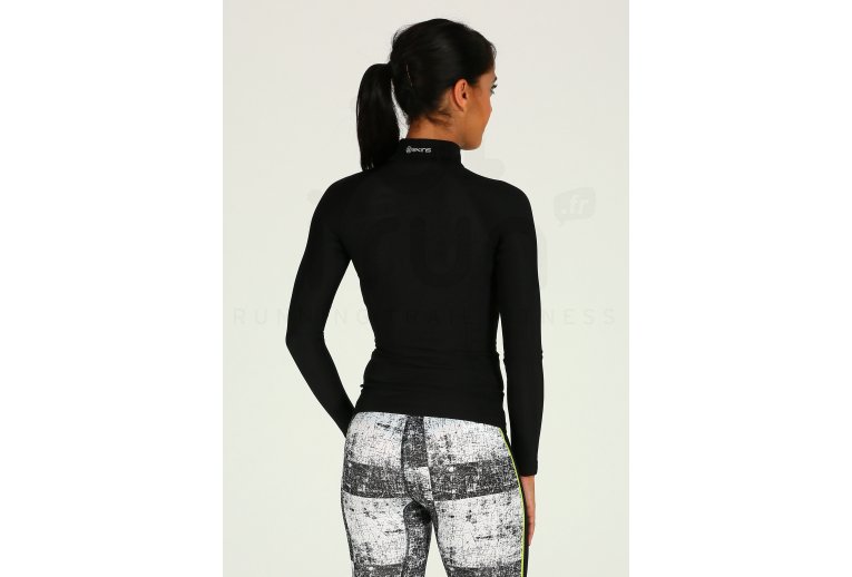 Skins Camiseta A200 Thermal Top LS 1/2 Zip W