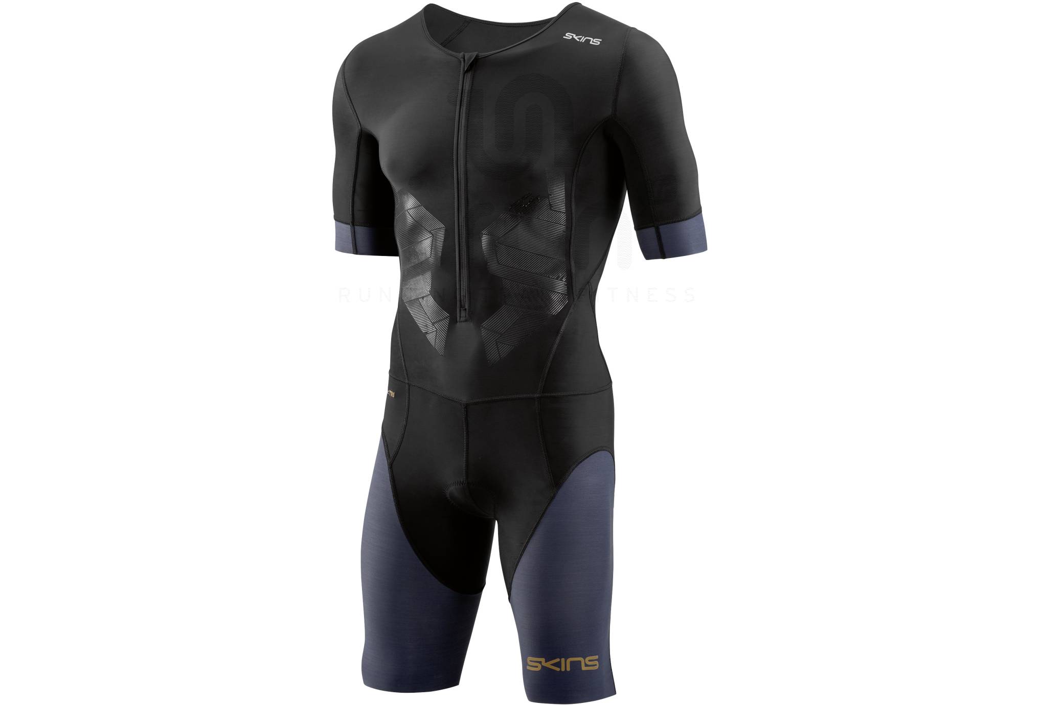 Skins Traje de triatl�n DNAmic Skinsuit S/S  Front Zip Triathlon