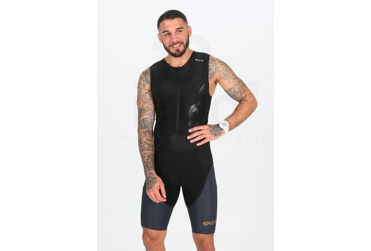 Skins DNAmic Triathlon Skinsuit Front Zip Triathlon Herren