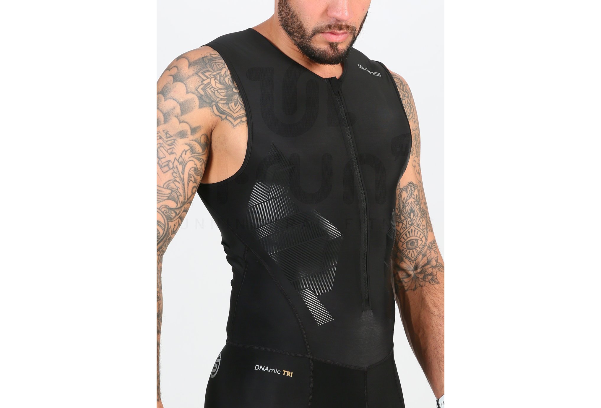 Skins DNAmic Triathlon Skinsuit Front Zip Triathlon Herren