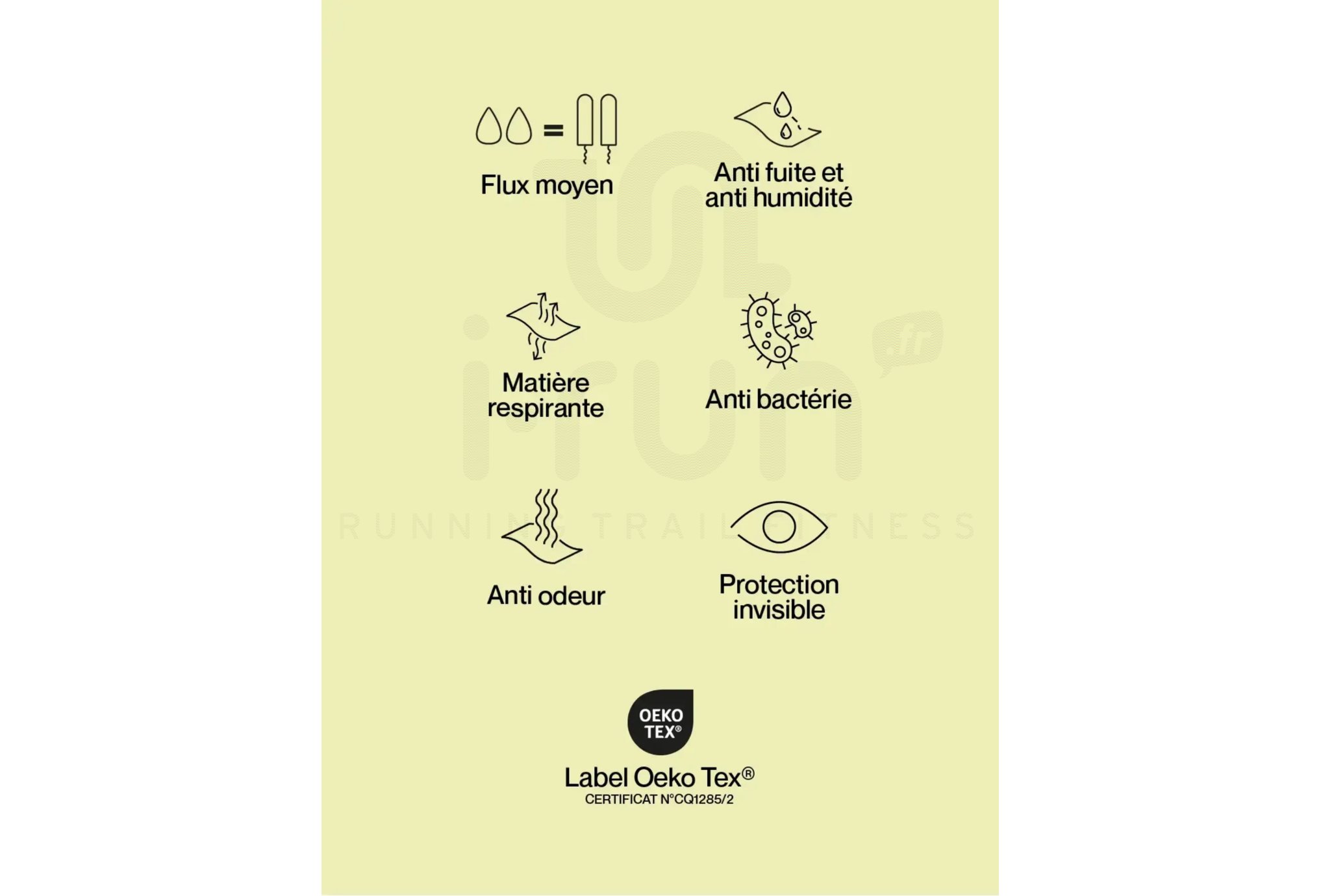 Smoon Ast�ria menstrual shorts - Medium flow