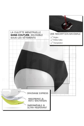 Smoon Culotte menstruelle Art�mis Flower - Flux abondant 