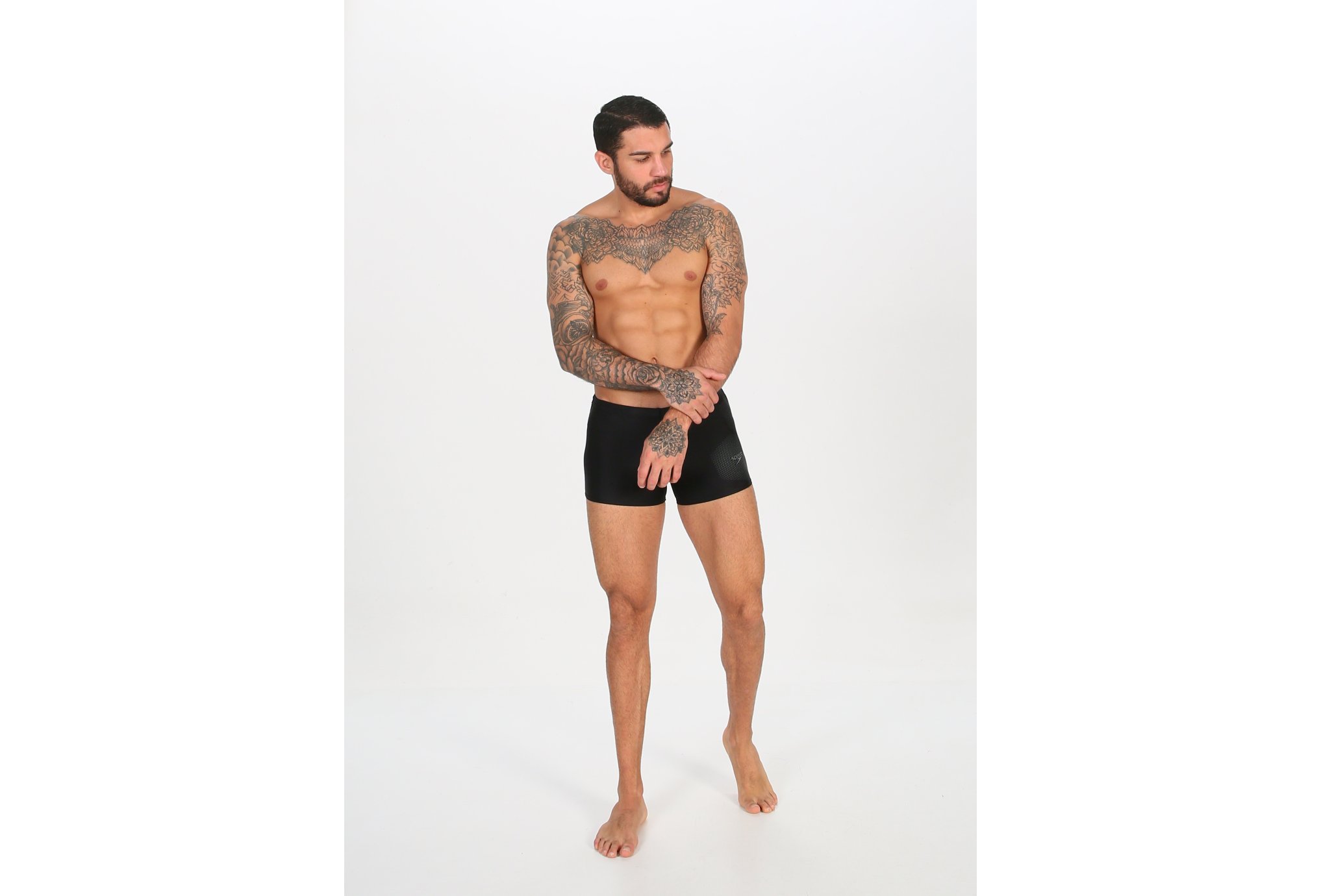 Speedo ba�ador tipo b�xer Hexagonal Tech Placement Aquashort