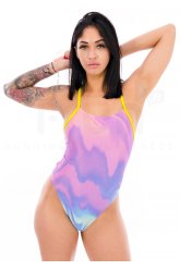 Speedo Club Training Allover Digital Damen