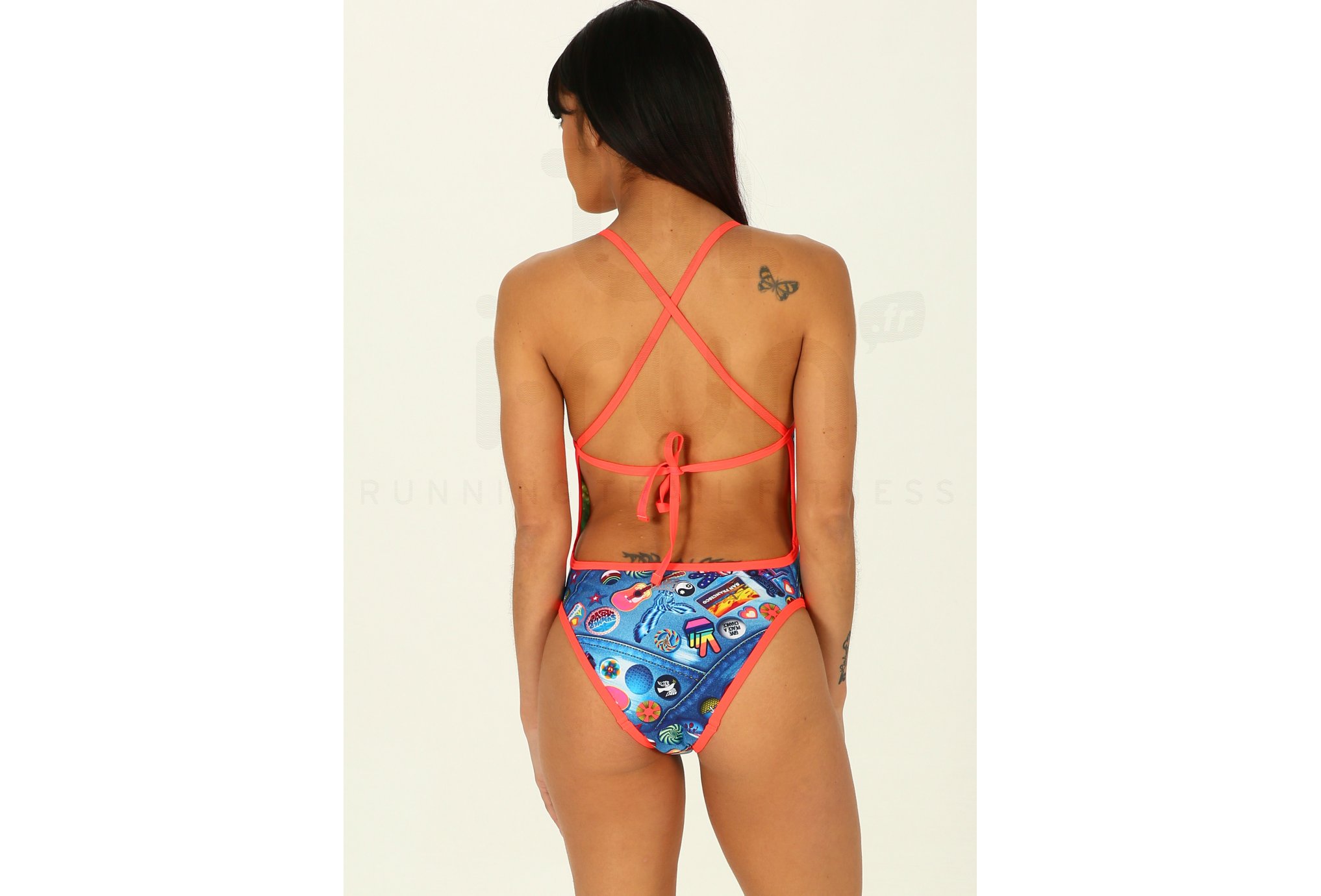 Speedo traje de ba�o Retro Pop Cross Tieback