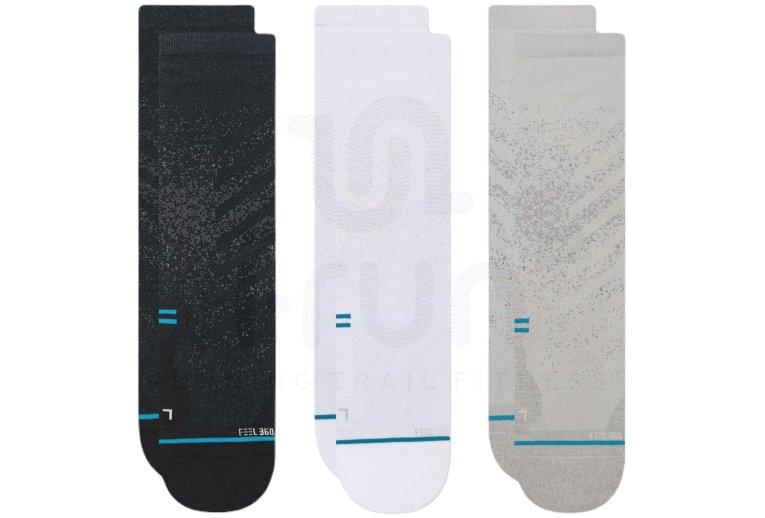 Stance 3 paires Run Light Crew 