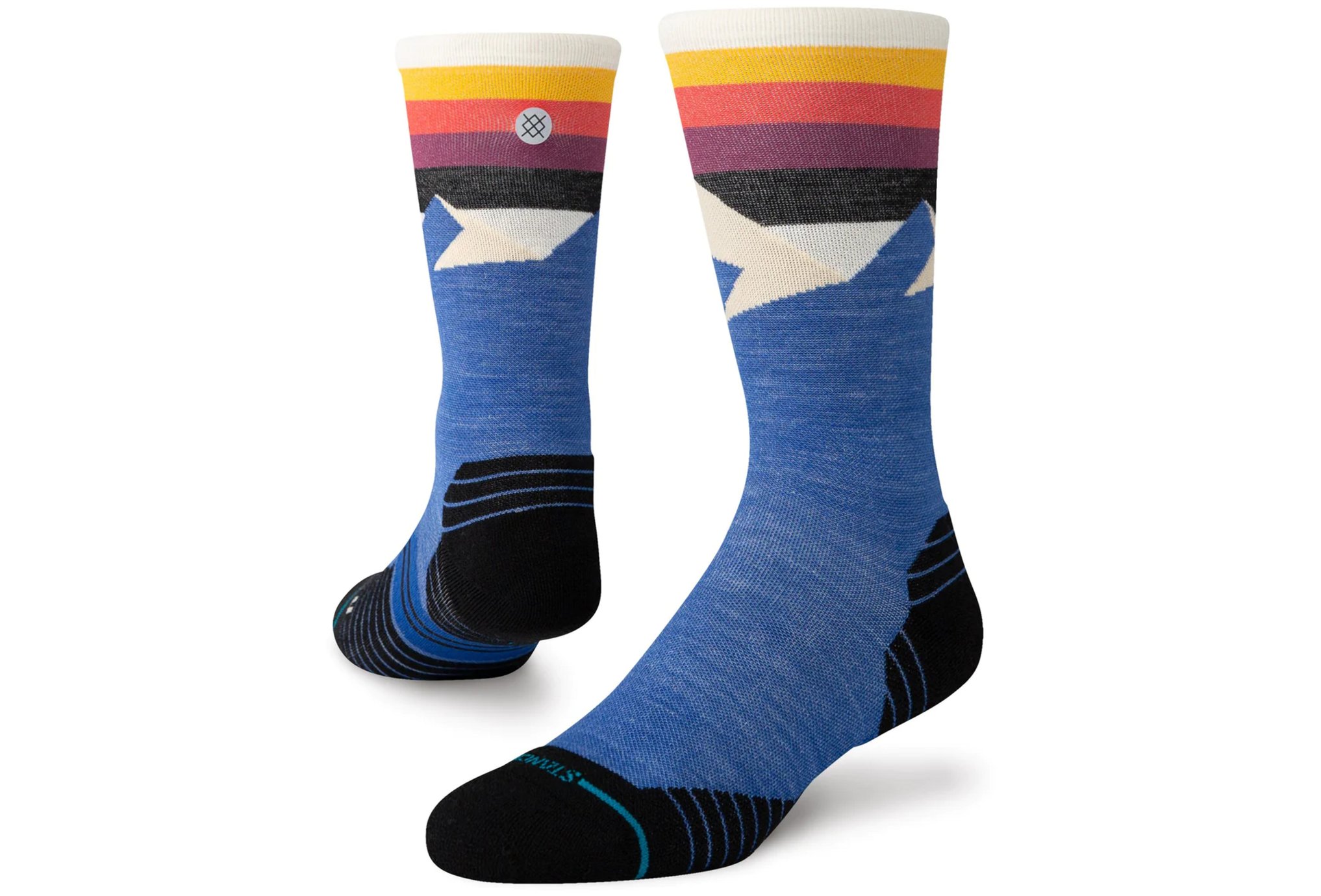 Stance Divided Lines Crew Chaussettes