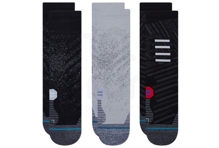 Stance Lot de 3 paires Run Crew 