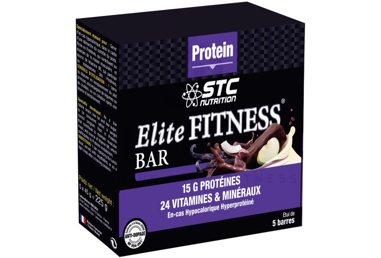 STC Nutrition Etui 5 barres Elite Fitness Noix de Coco 