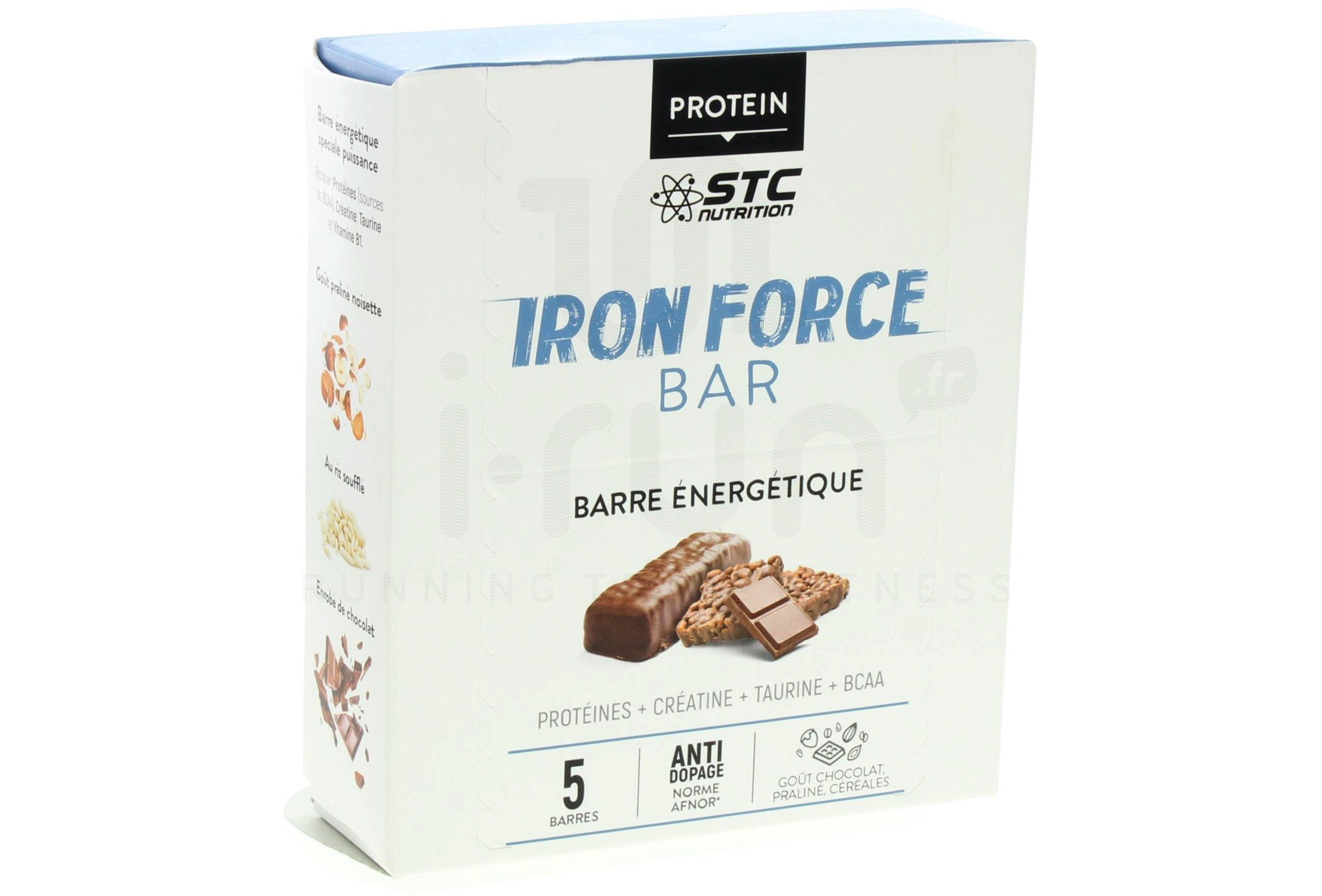 STC Nutrition Etui 5 Barres Iron Force Bar Chocolat Pralin�