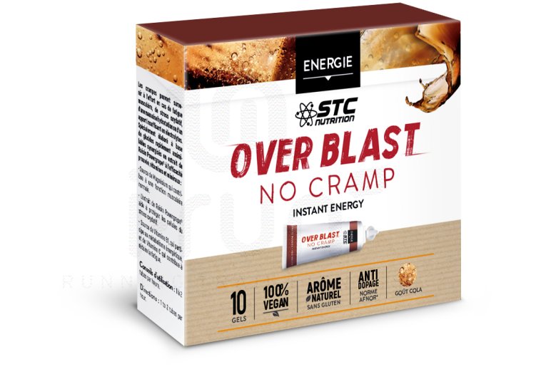 STC Nutrition Etui Gels Over Blast No Cramp - Cola 