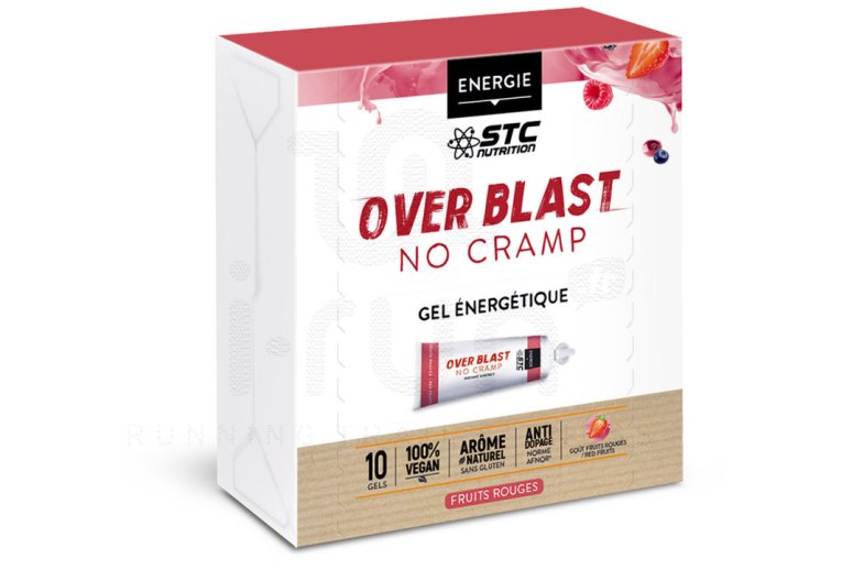 STC Nutrition Etui Gels Over Blast No Cramp - Fruits Rouges 