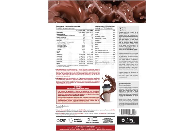 STC Nutrition Gainer Pure Performance 1 kg - chocolat 