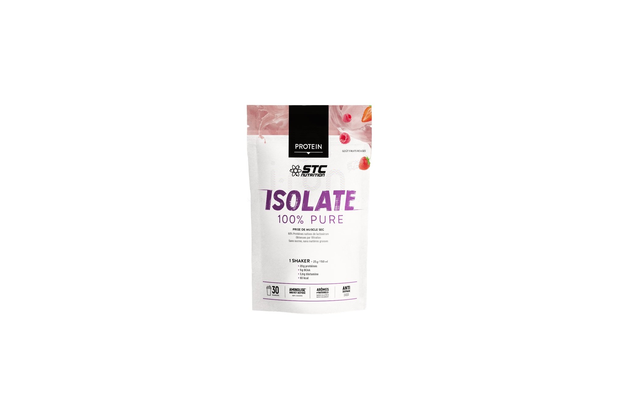 STC Nutrition Premium Isolate 750 g - Fruits rouges