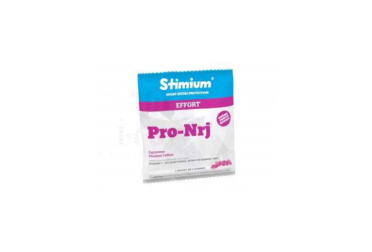 Stimium Pack 4 sachet 5 Gommes Stimium Pro-Nrj - Fruits rouges 