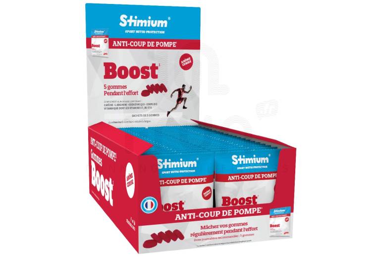 Stimium Pack 40 sachets Gommes Boost - Cerise 