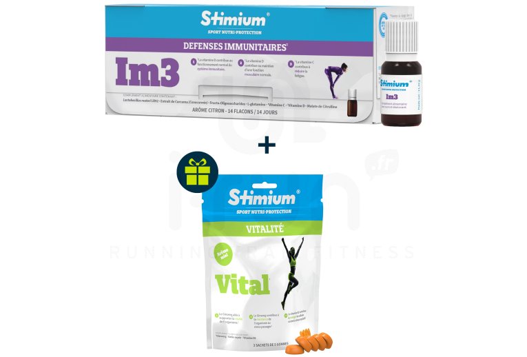Stimium Pack D�fenses Immunitaires + Gommes Vital - Miel offert 