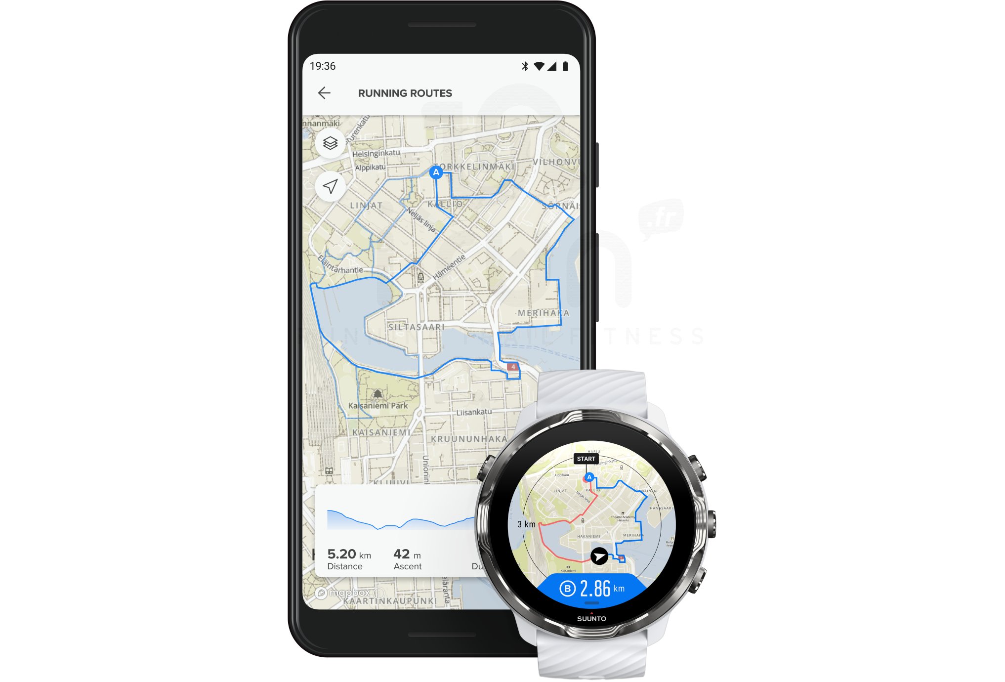 Suunto 7 White Burgundy