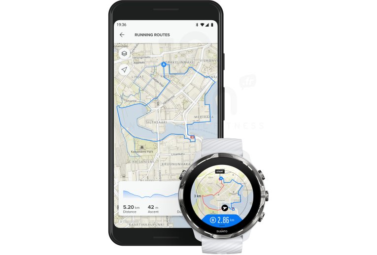 Suunto 7 White Burgundy