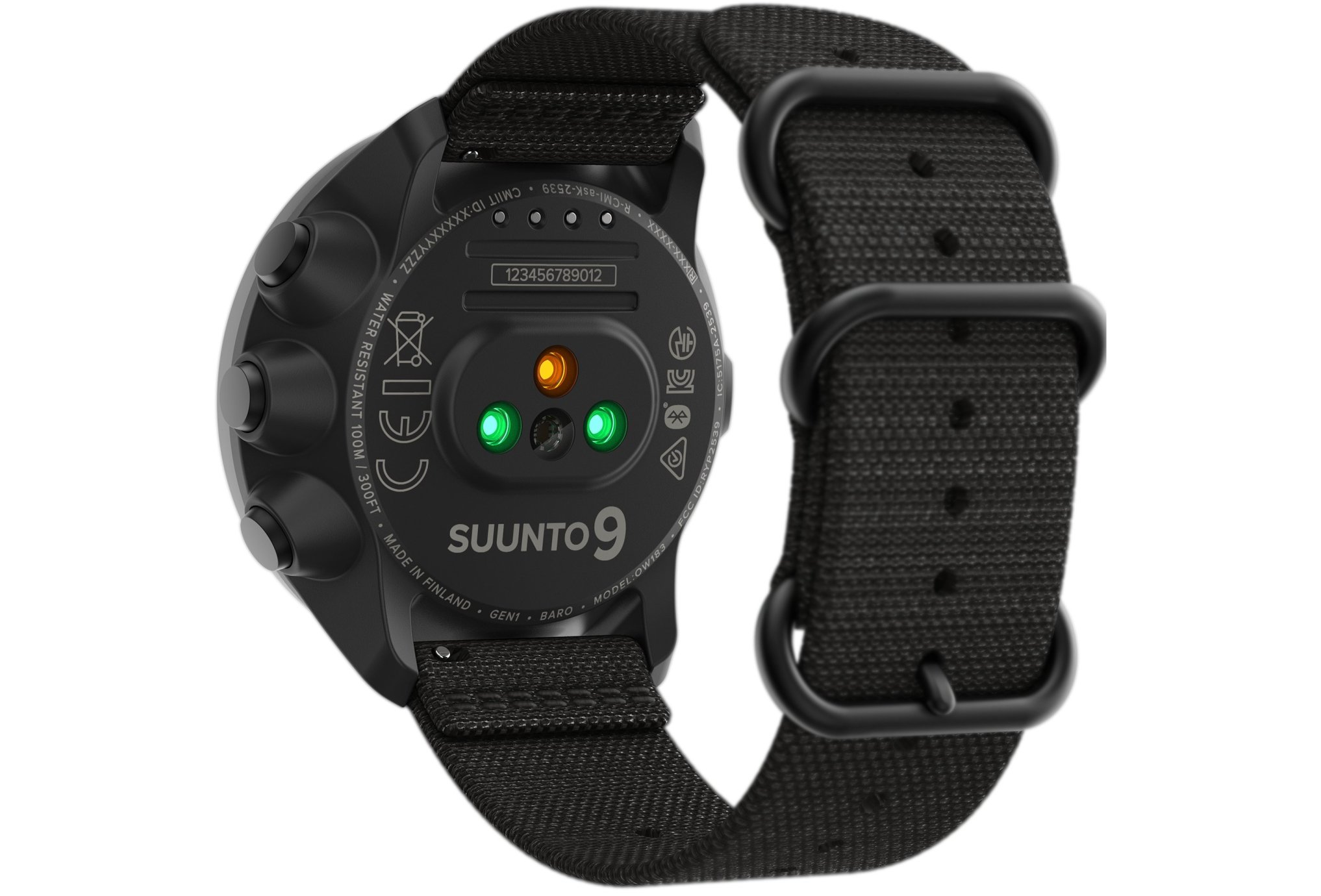 Suunto 9 Baro Charcoal Black Titanium et Bracelet Explore 1 