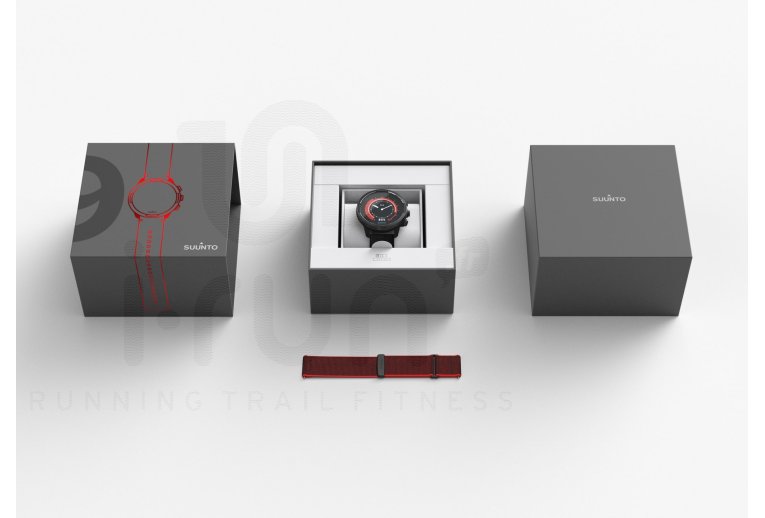 Suunto 9 Baro Red Special Edition + Bracelet en Cuir 