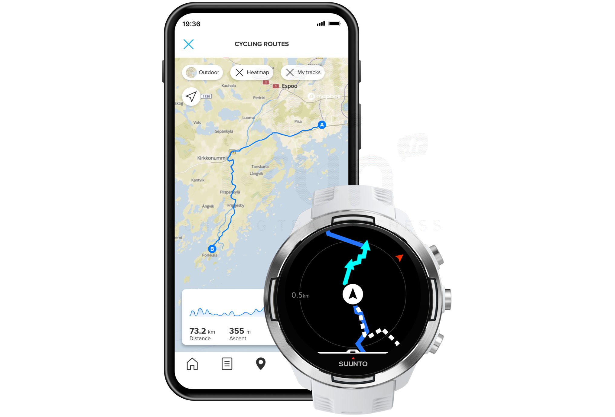 Suunto 9 Baro White