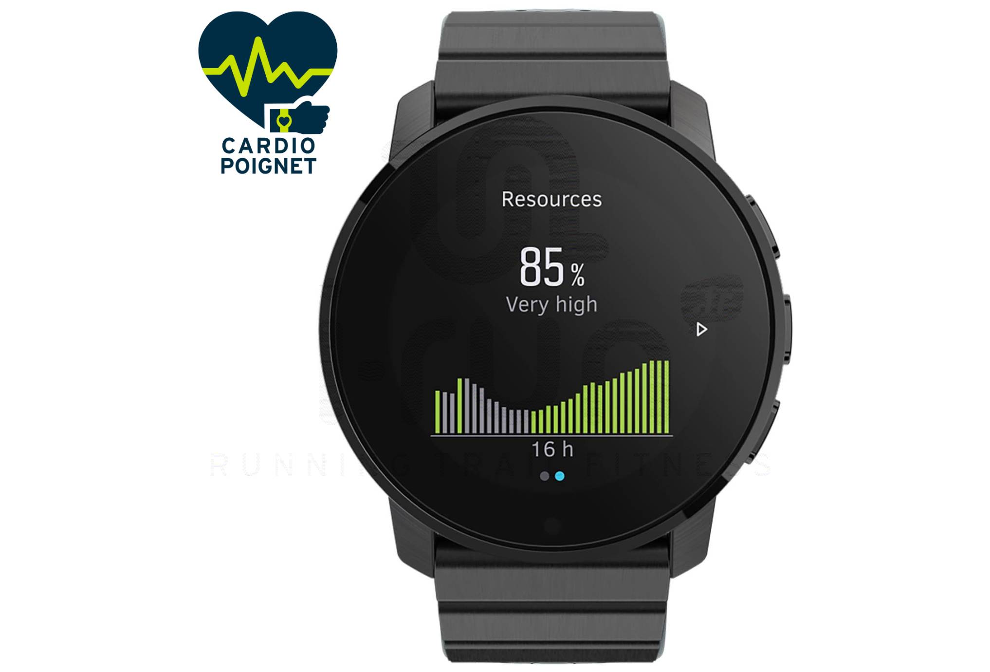 Suunto 9 Peak Full Titanium Black - Montres Cardio GPS - SS050759000