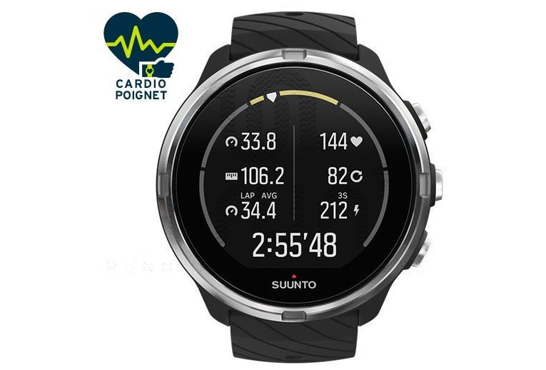 Suunto Pack 9 Black + Bracelet Urban 2 cuir 