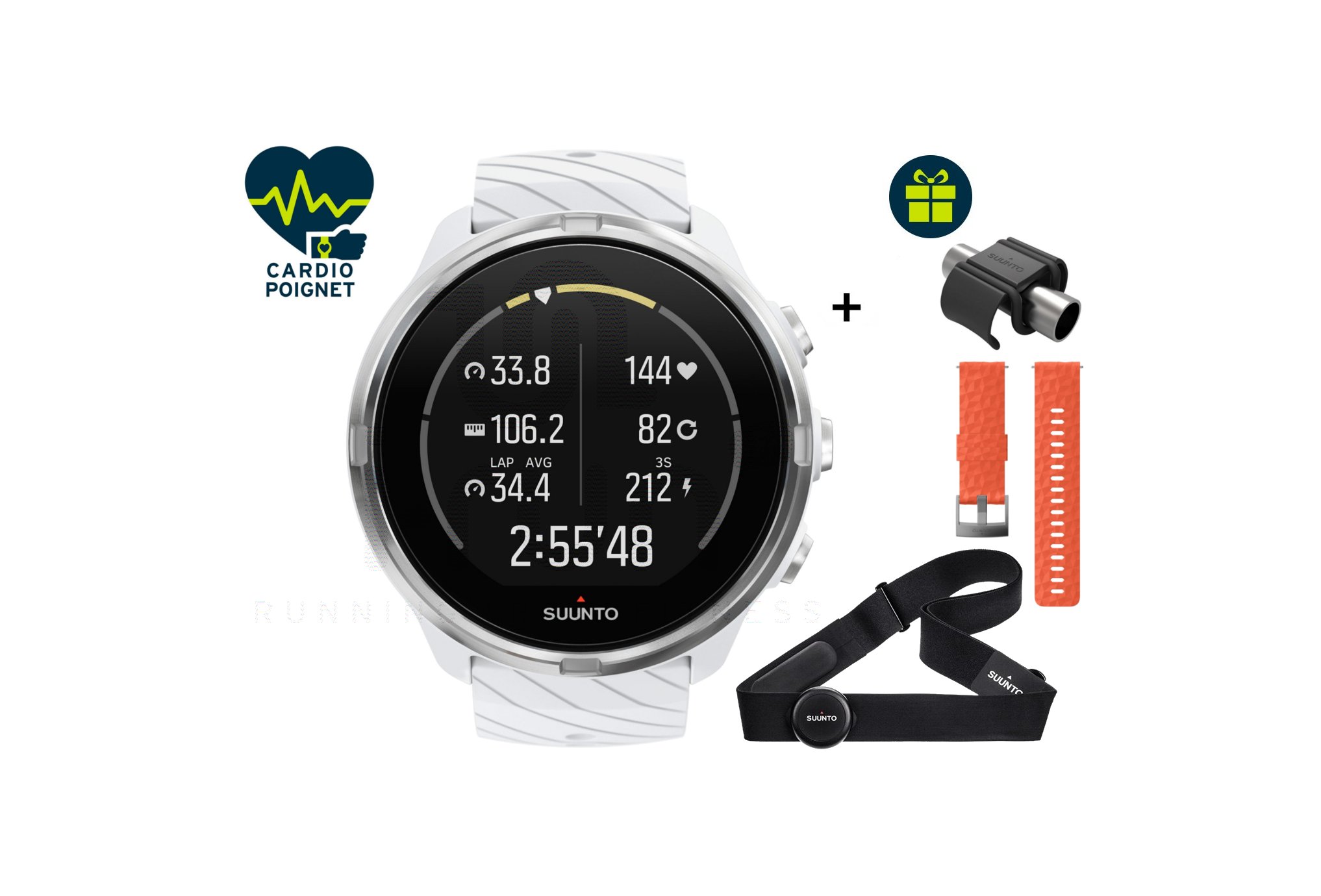Suunto Pack 9 White Triatl�n
