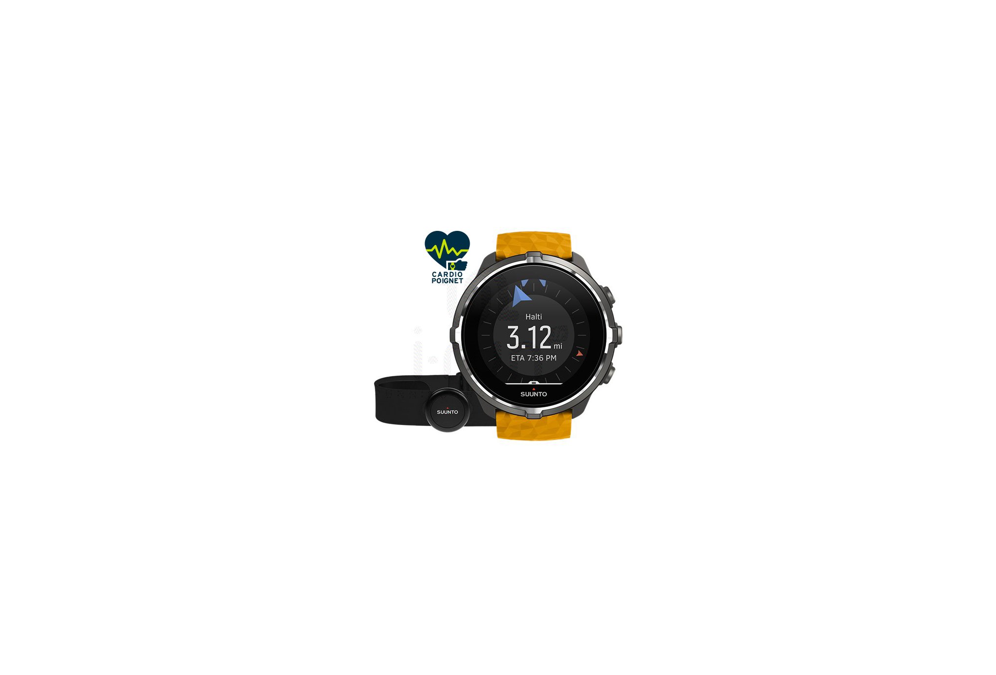 Suunto Spartan Sport Wrist HR Baro Amber + ceinture 