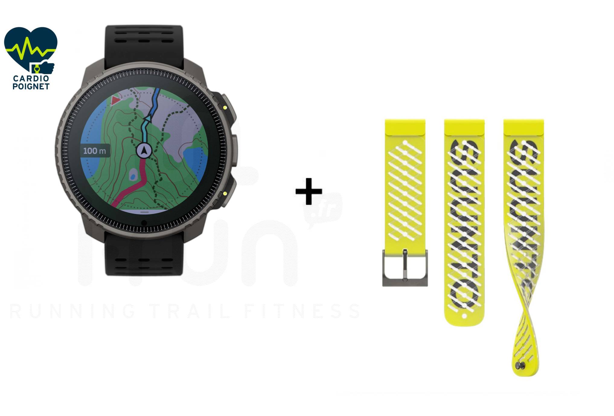 Suunto Vertical All Black + correa Athletic 5 - 22 mm