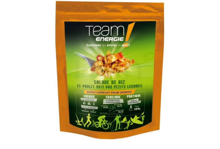 Team Energie Salade de Riz et Poulet R�ti aux Petits L�gumes 