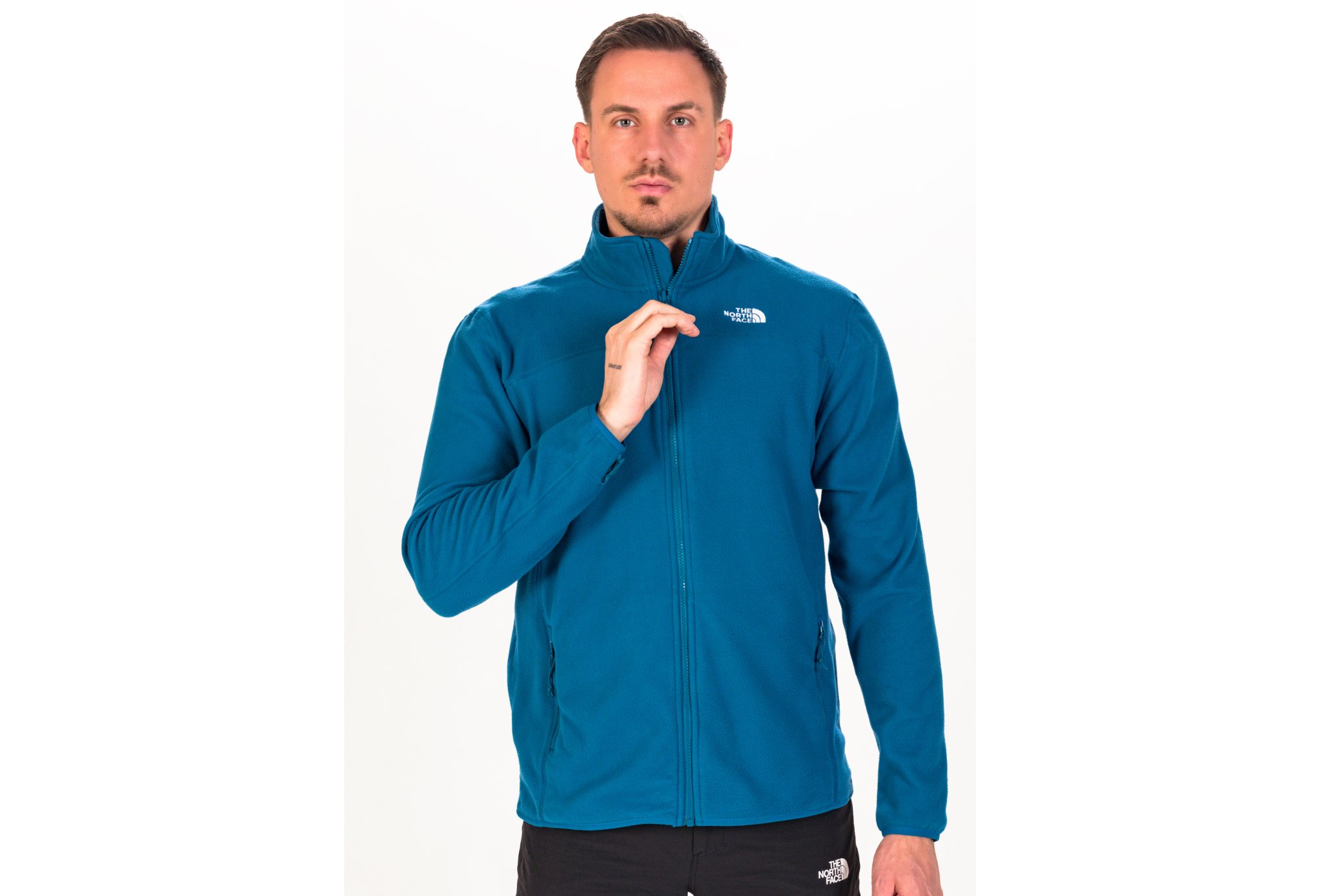 The North Face 100 Glacier Full Zip M vêtement running homme