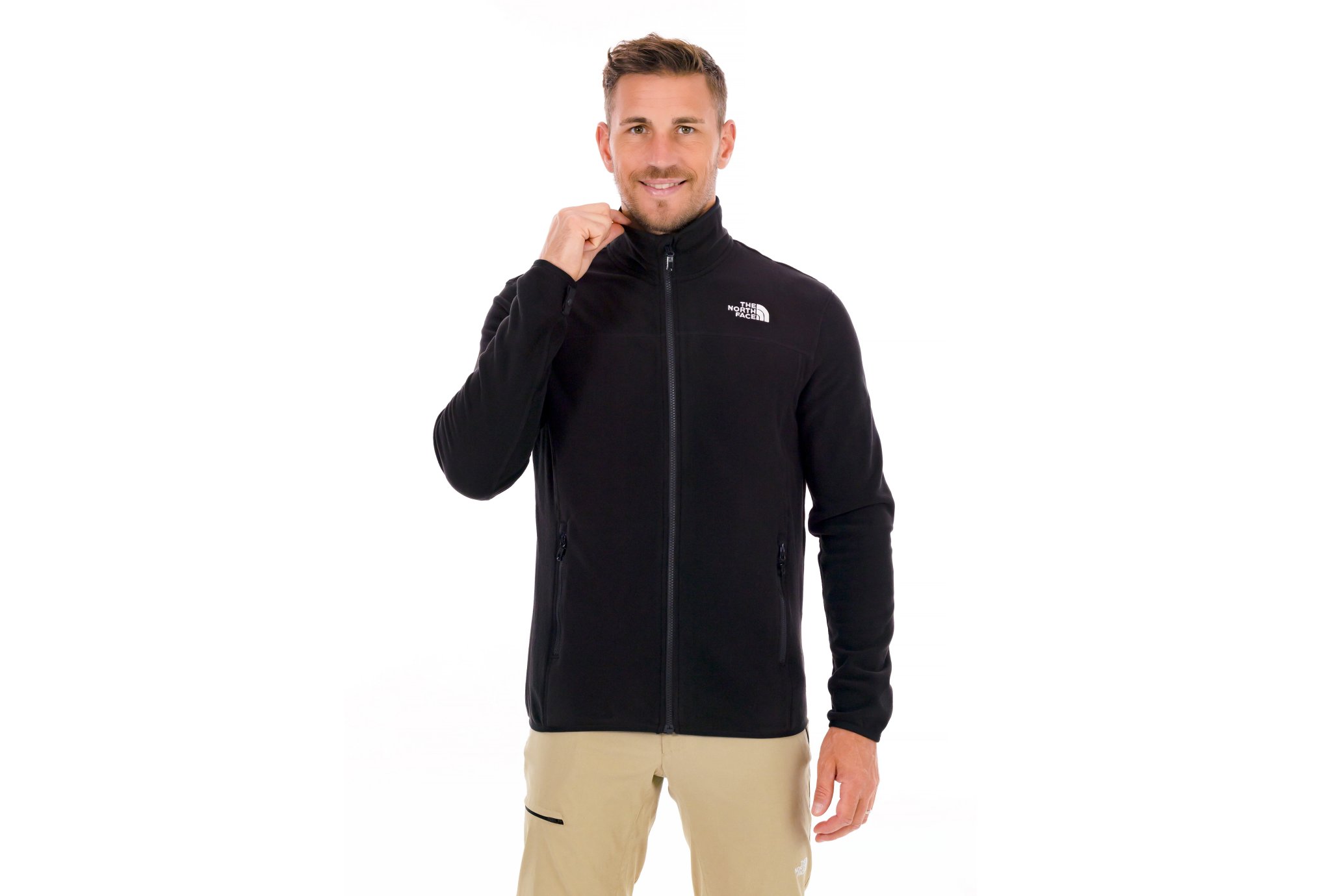 The North Face 100 Glacier Full Zip vêtement running homme