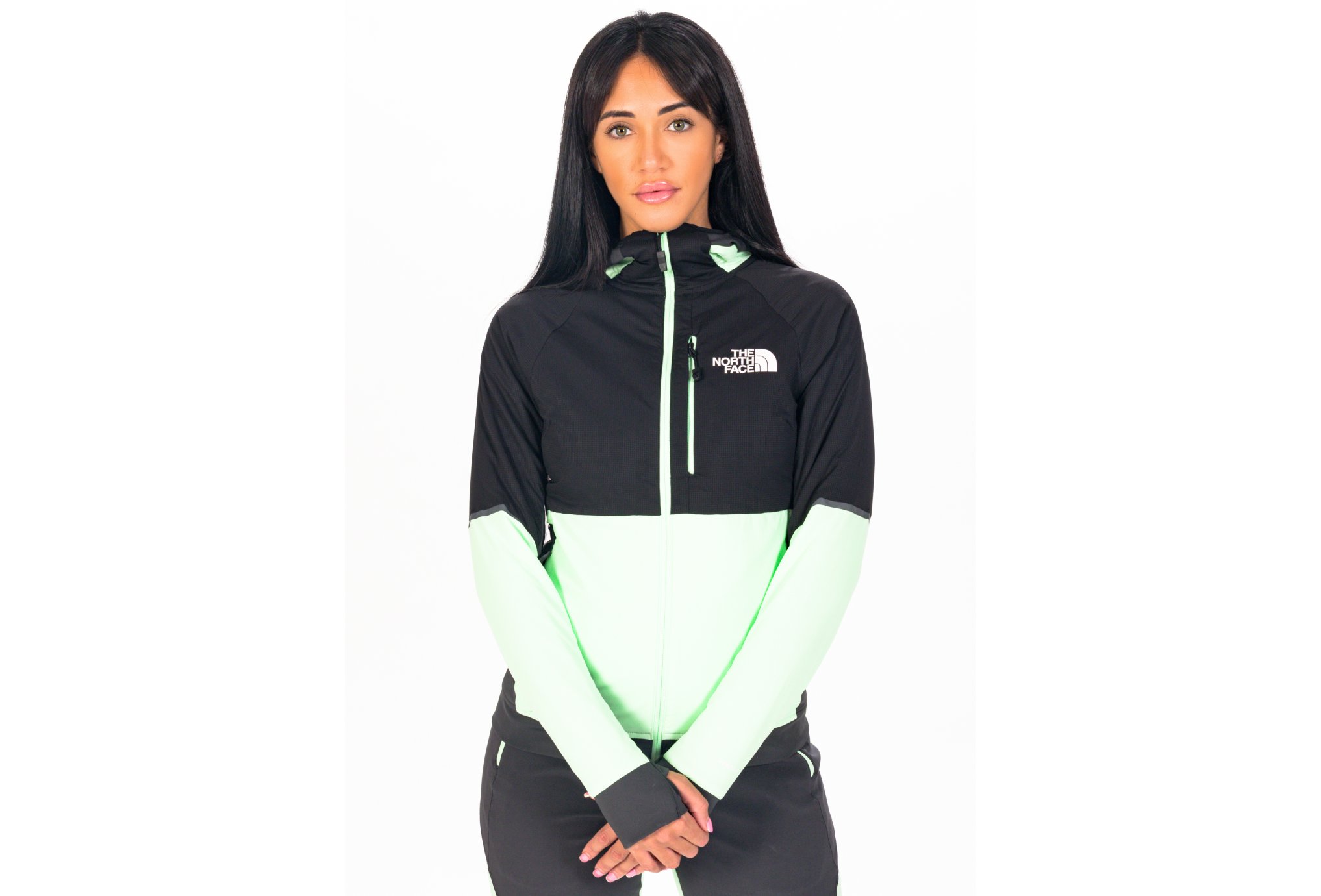 The North Face Dawn Turn Hybrid Ventrix Hoodie W vêtement running femme déstockage