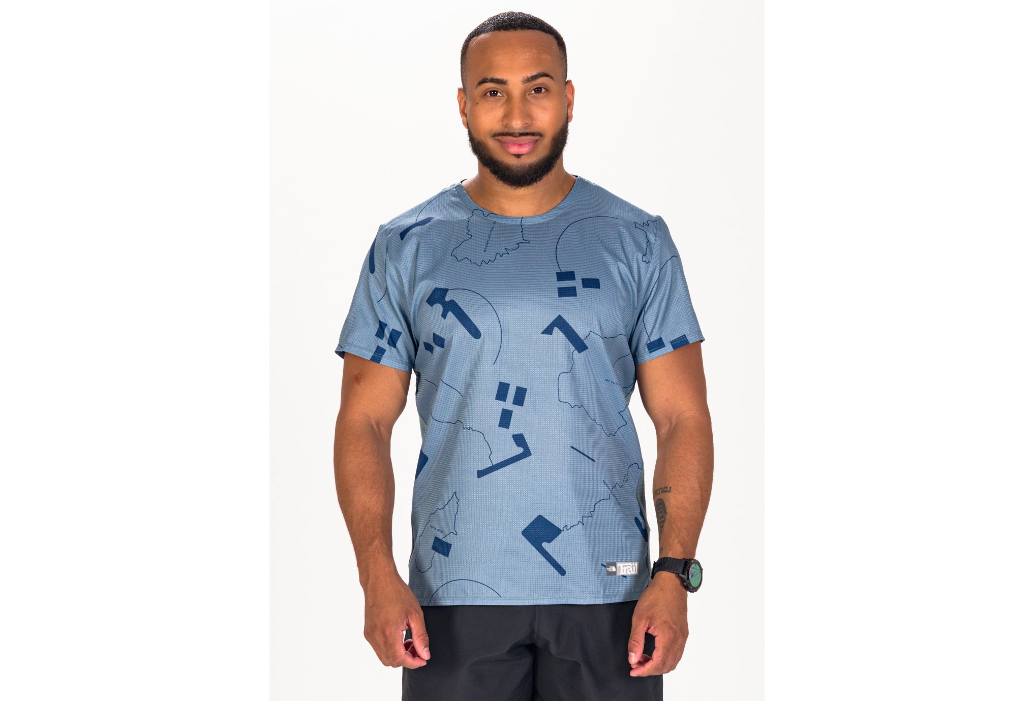 The North Face Printed Sunriser M vêtement running homme déstockage