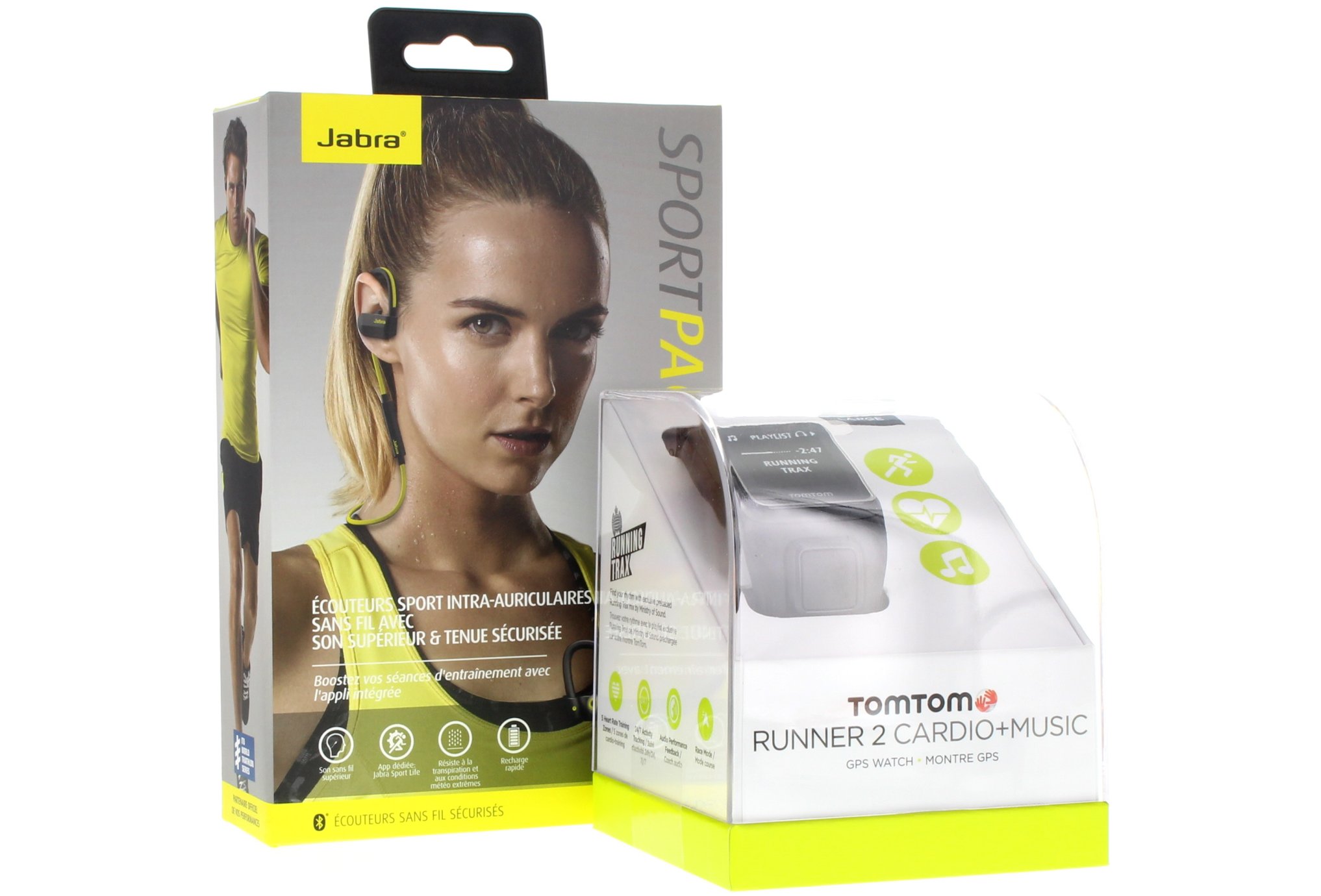 Tomtom Pack Runner 2 Cardio-Music - Auriculares Jabra Sport Pace