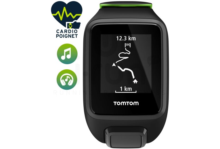 Tomtom Runner 3 Cardio + Music + Casque Bluetooth - Small 