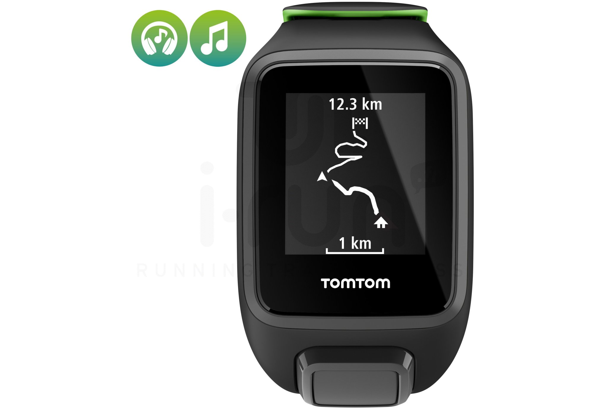 Tomtom Runner 3 Music + Casque Bluetooth - Large 