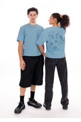 Triple Sphere Tee-shirt Supraw Blau