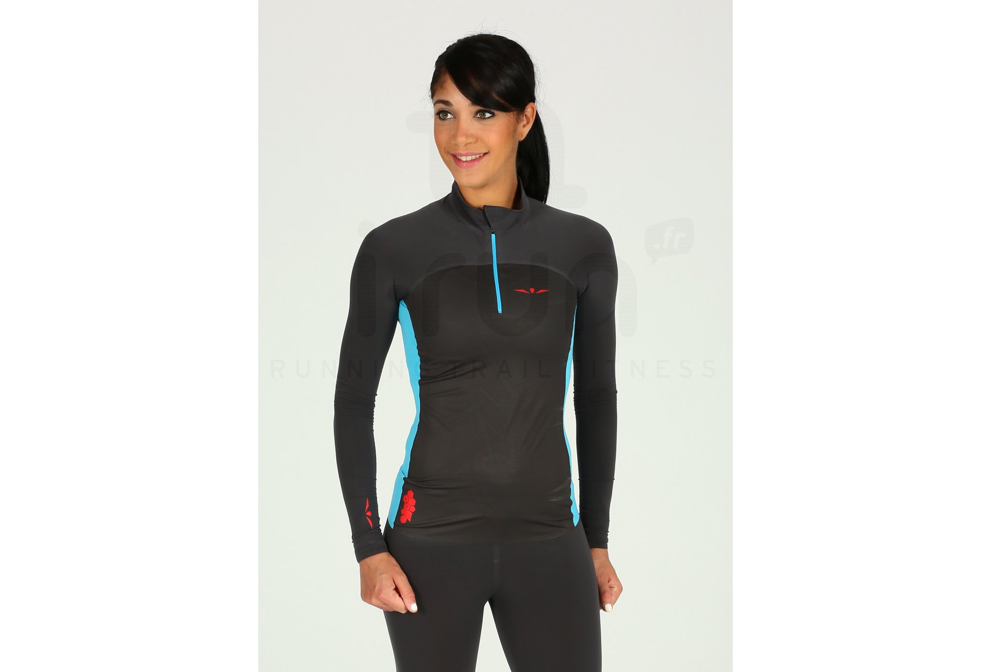 Uglow Camiseta manga larga 1/2 Zip Membrane
