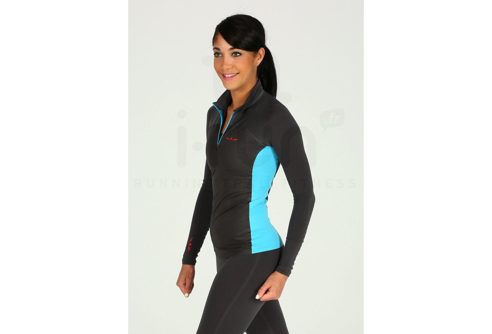 Uglow Camiseta manga larga 1/2 Zip Membrane