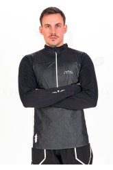 Uglow camiseta manga larga 3/4 Zip Wind Breaker