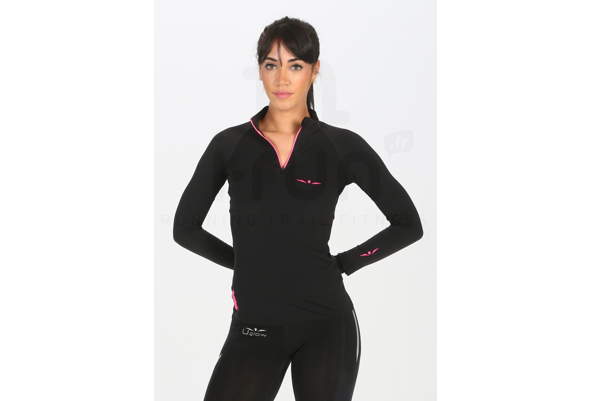Uglow Camiseta manga larga Brush Winter 3/4 Zip