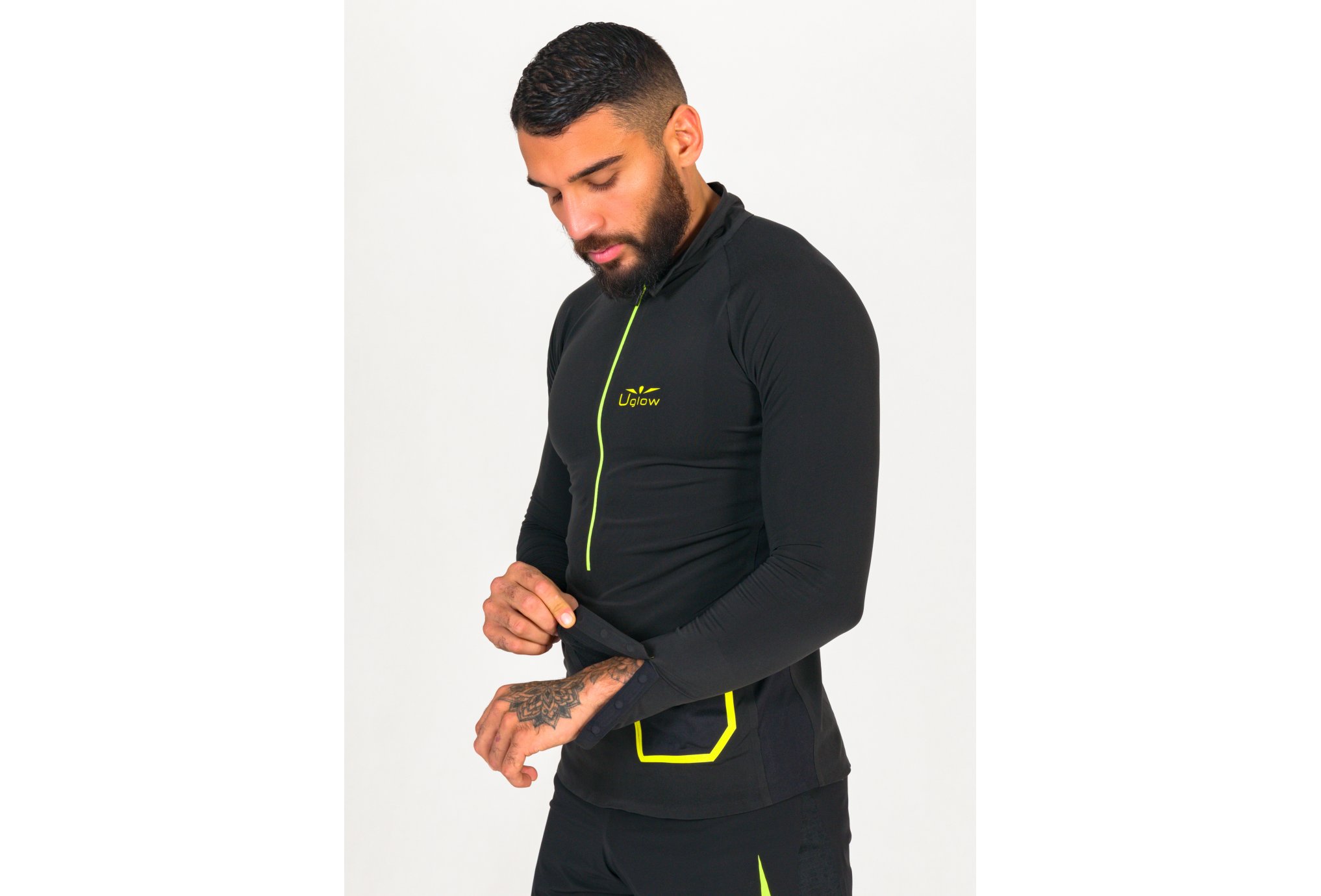 Uglow Camiseta manga larga Brush Winter 3/4 Zip
