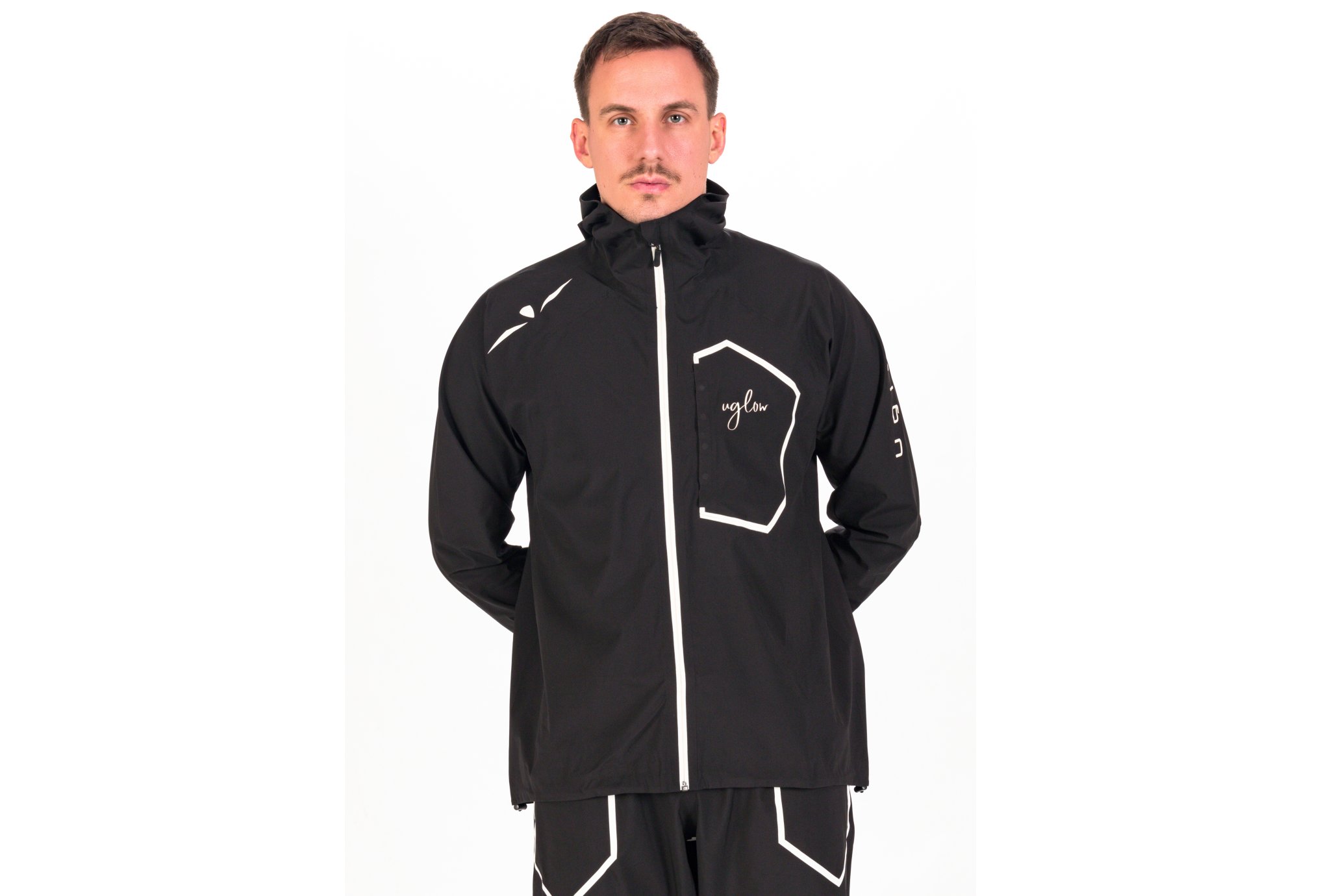 Uglow Rain Jacket M vêtement running homme déstockage